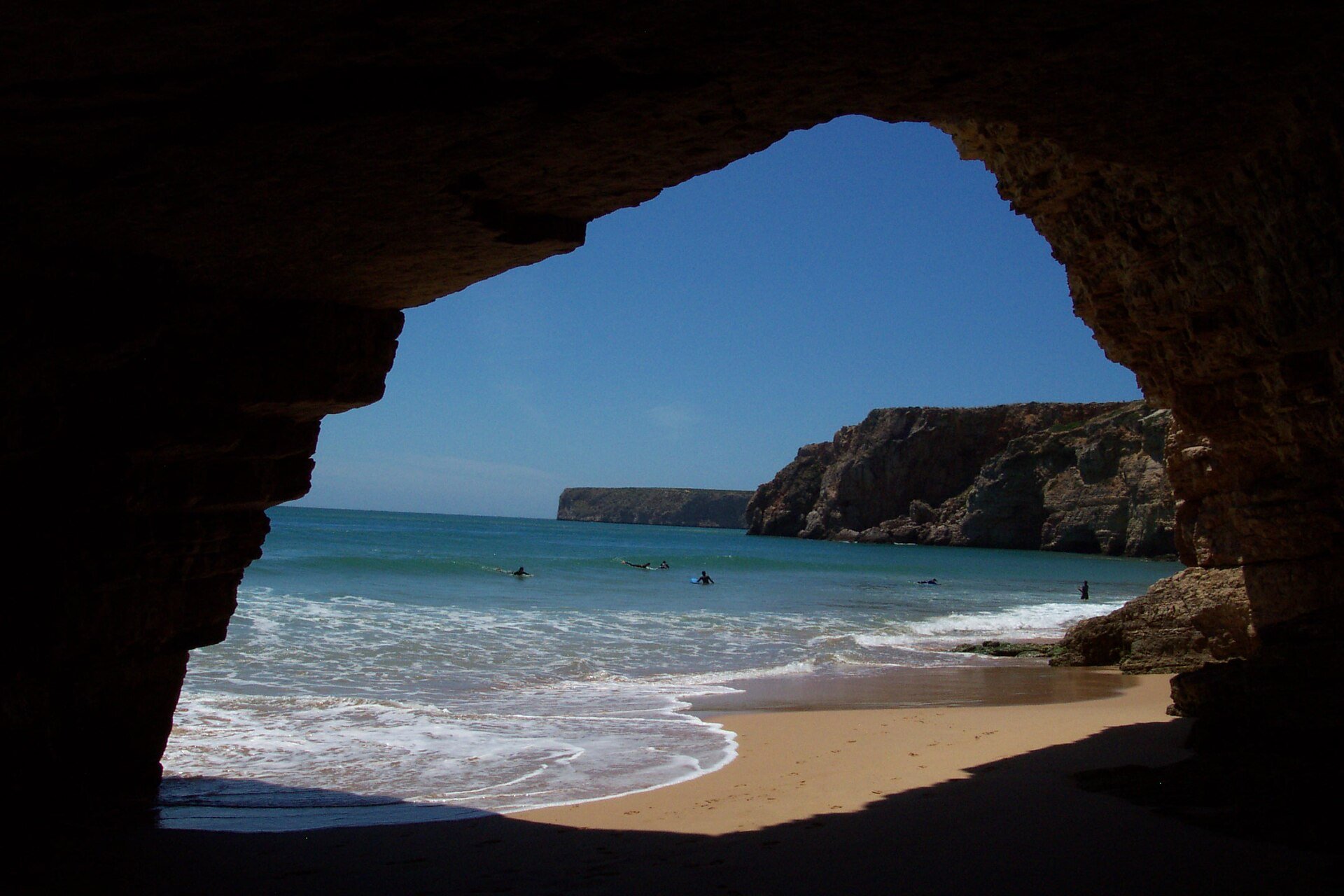 cave at beach